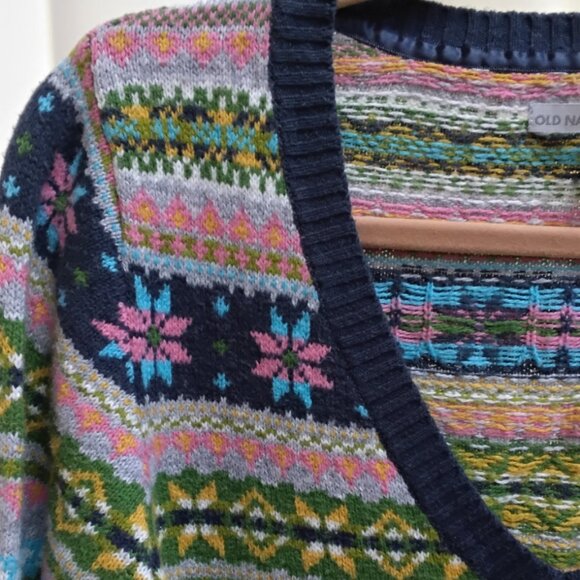 Old Navy Junior XXL Multi colored sweater - Picture 7 of 7